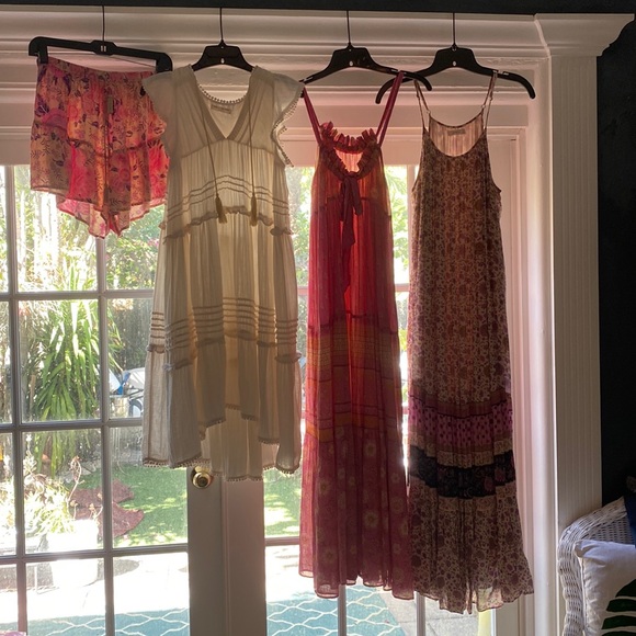 Spell & The Gypsy Hanalei Midi Boho Dress off white - Picture 17 of 17